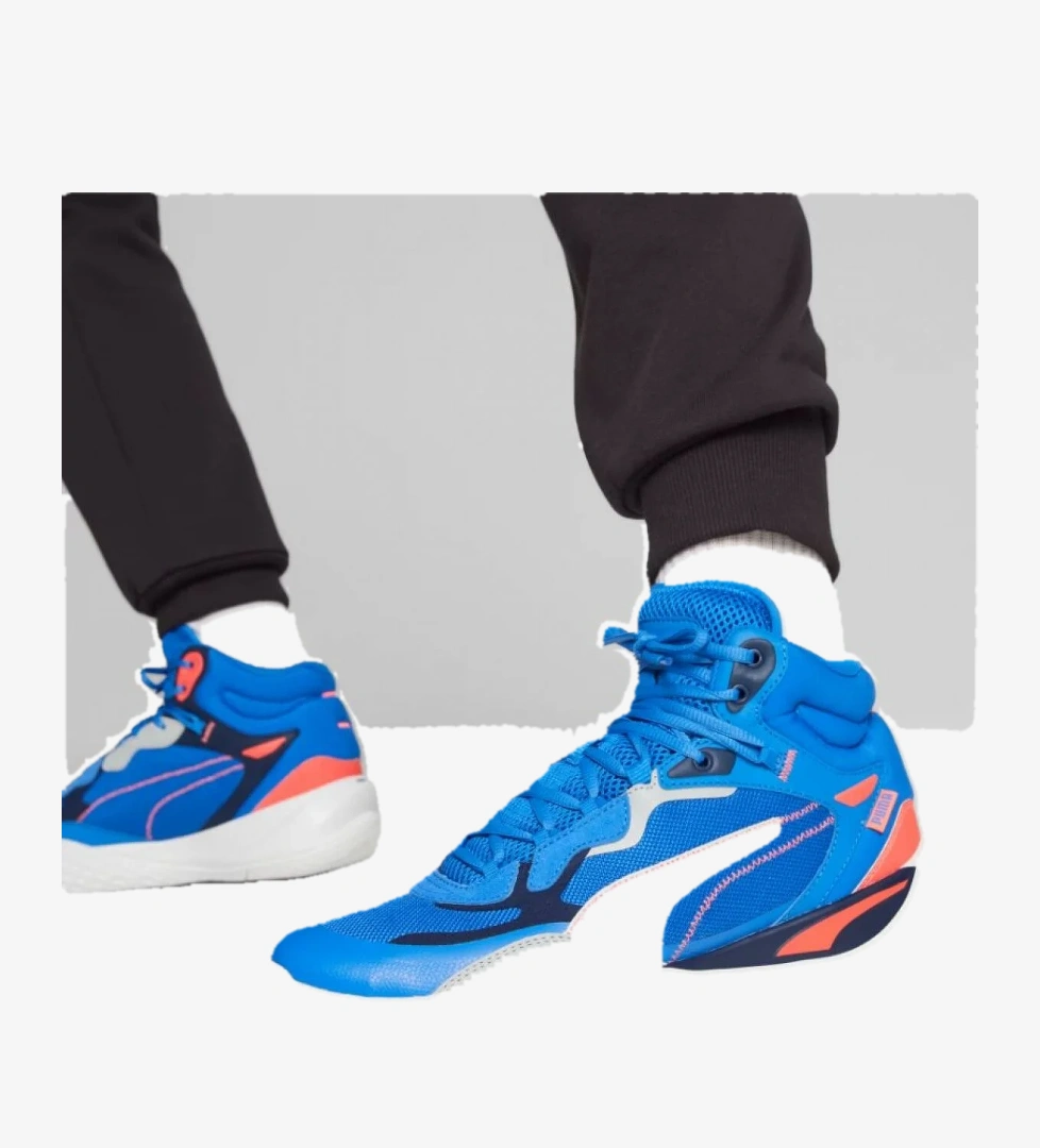 Playmaker Pro Mid 377902-08 Erkek Basketbol Ayakkabısı - Görsel 1