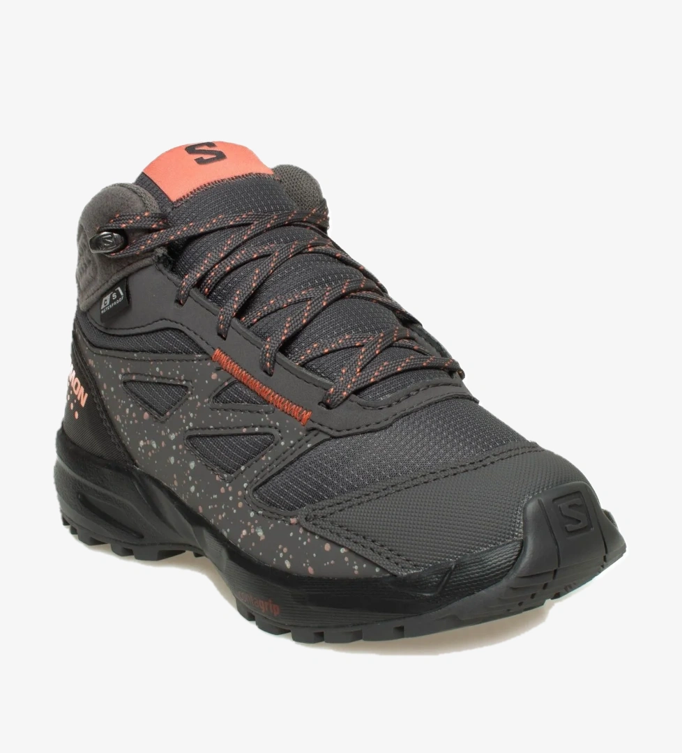 Salomon 472835 Outway Mid Cswp Junior Gri Siyah Çocuk Ayakkabı model görseli