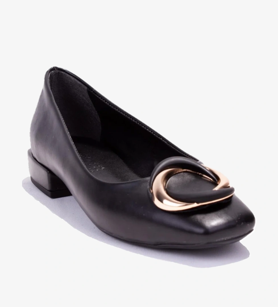 Dagoster DZA07-8243810 Siyah Klasik Topuklu Kadın Ayakkabı model görseli