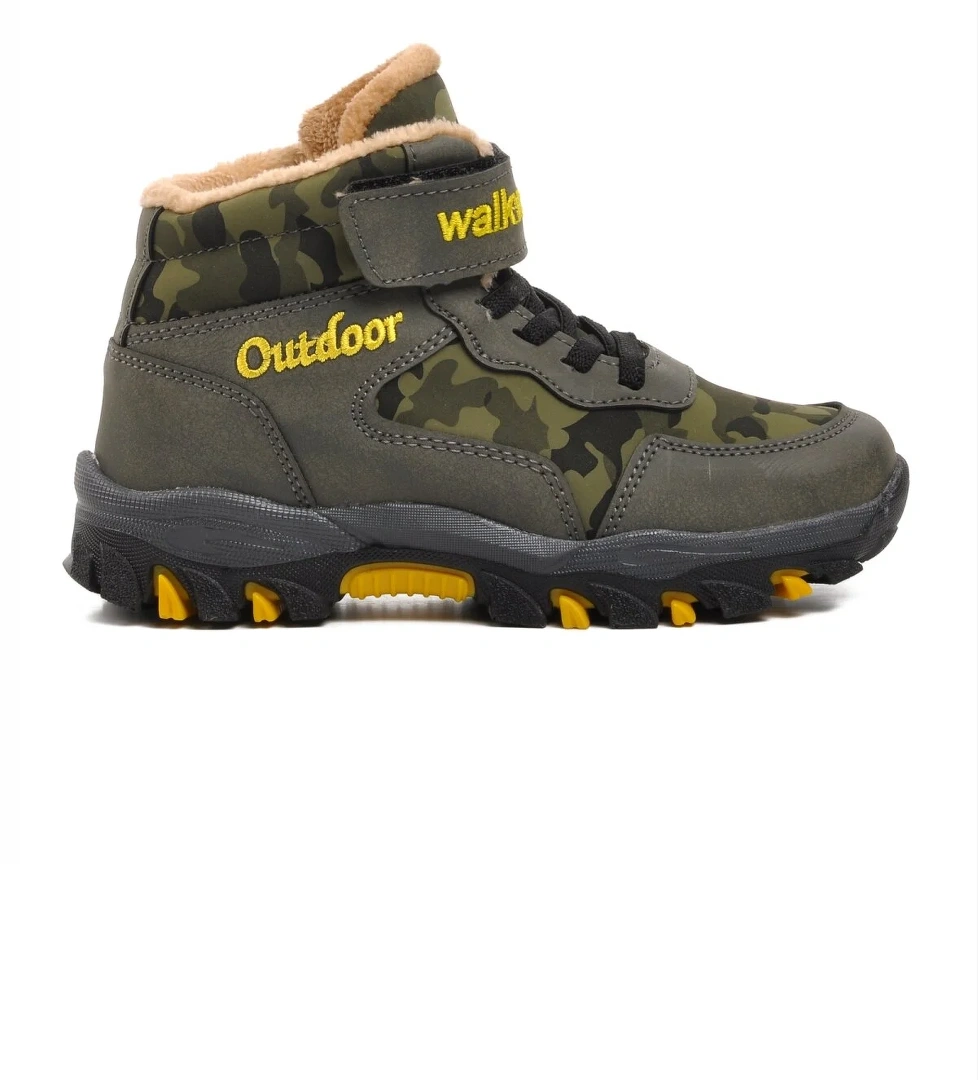 Leo-F Haki İçi Kürklü Çocuk Outdoor Bot - Görsel 1
