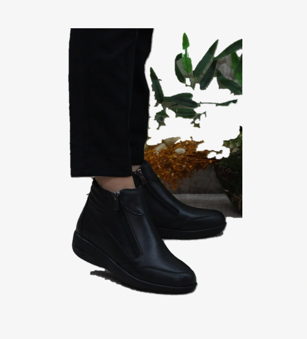 Mehmet Mete 2004 Ortopedik Yumuşak Rahat Hakiki Deri Kadın Bot model görseli