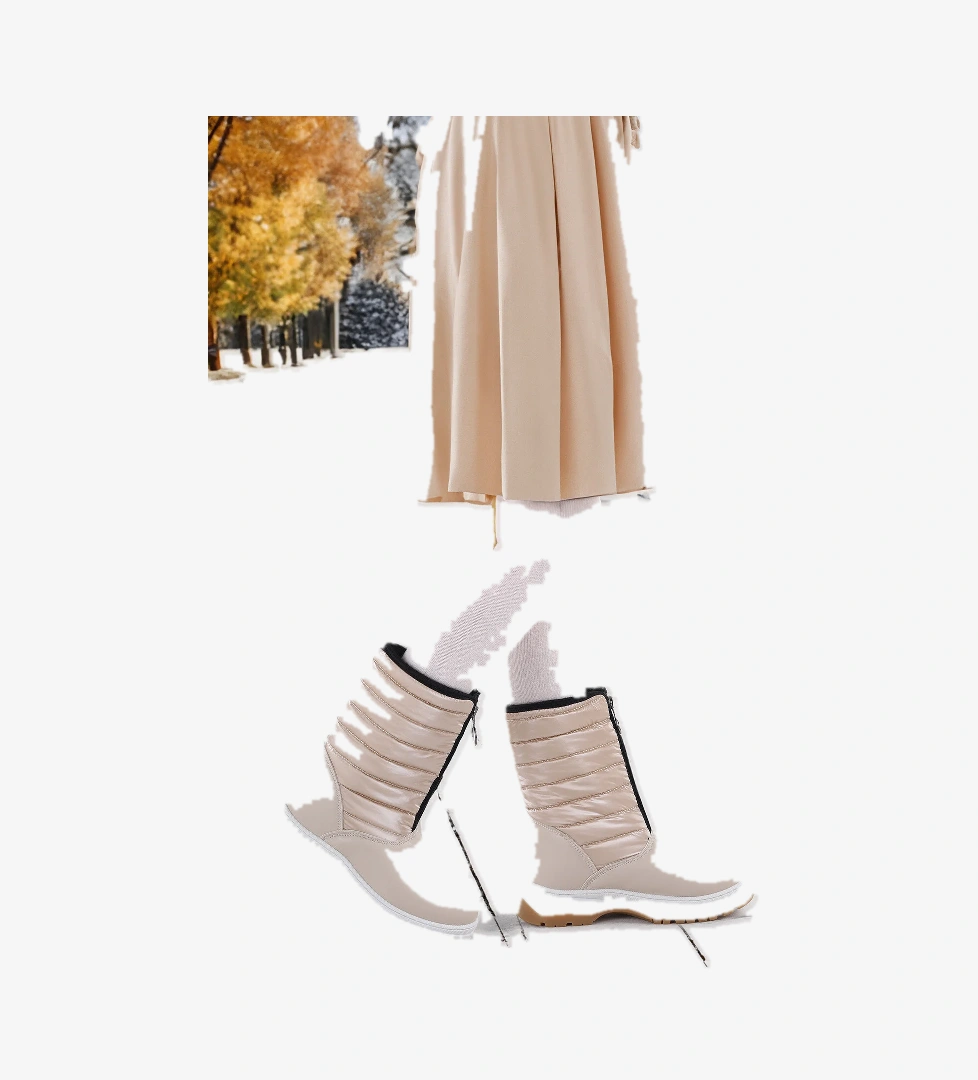 Kiko Kids Cilt Fermuarlı Kız Çocuk Kar Botu Arz 2325 model görseli