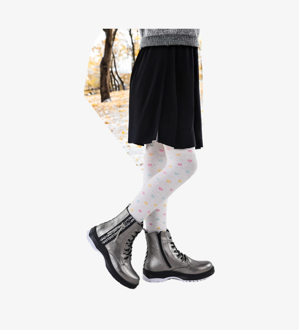 Termo Taban Kız Çocuk Bot 622 Çatlak Platin