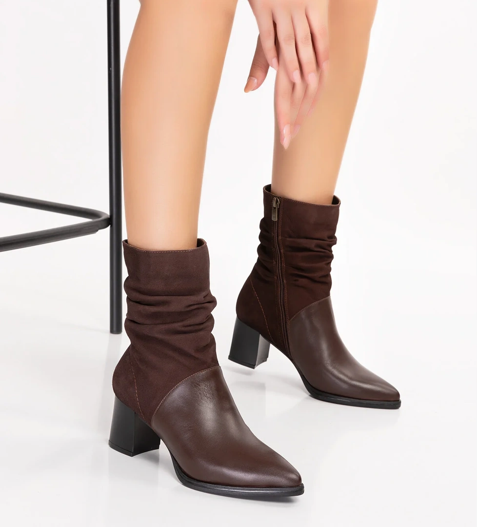 Gondol Kadın Hakiki Deri Körüklü Bot Ast.1650