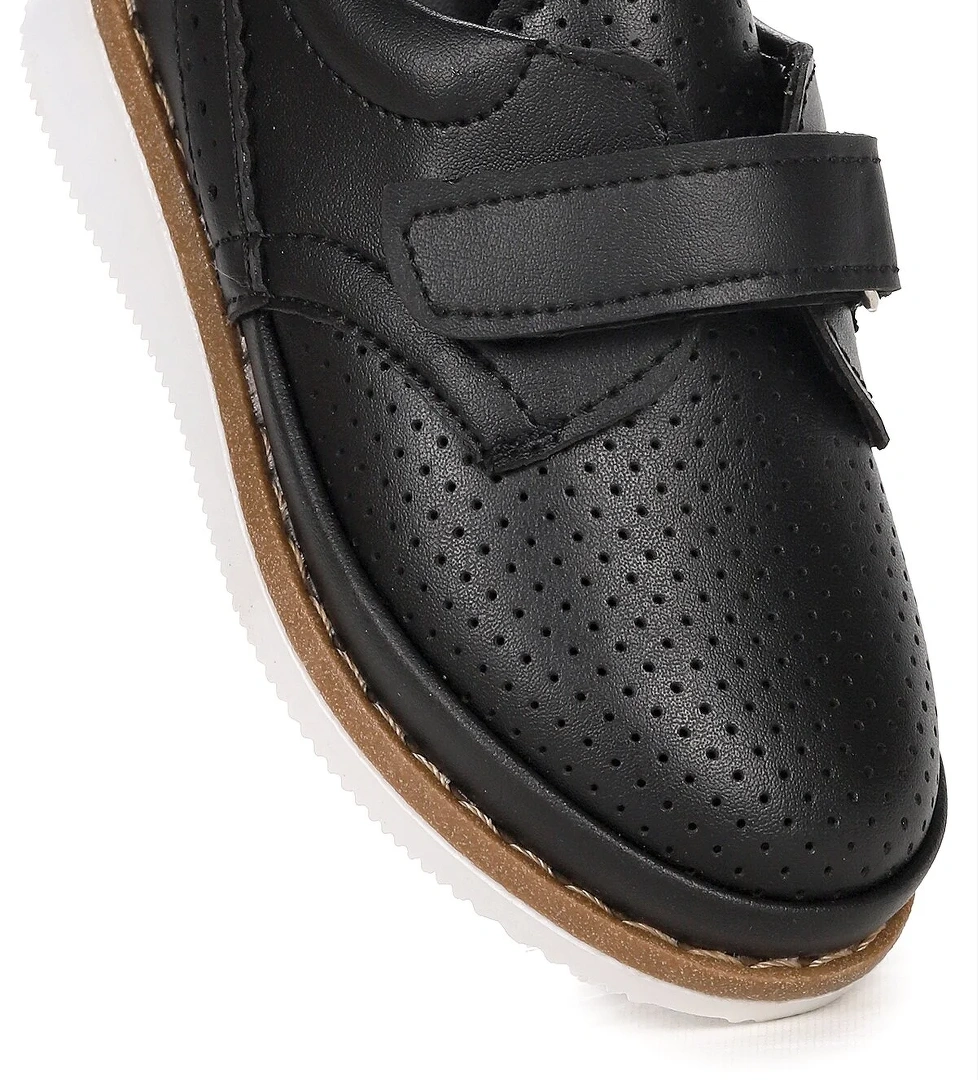 Circum Cilt Cırtlı Erkek Bebek Sünnet Ayakkabısı Siyah