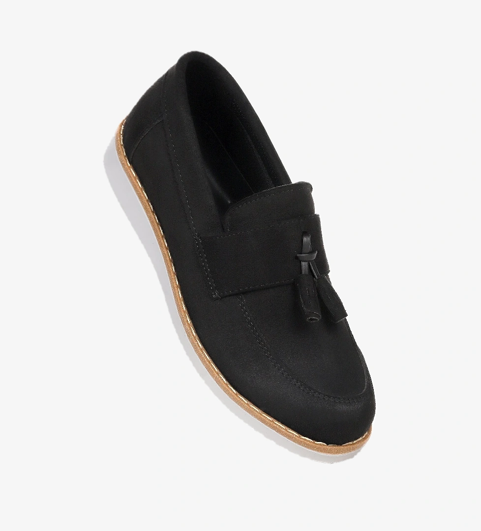 Kiko Kids Cision Süet Papyonlu Erkek Çocuk Okul Sünnet Ayakkabısı Siyah model görseli