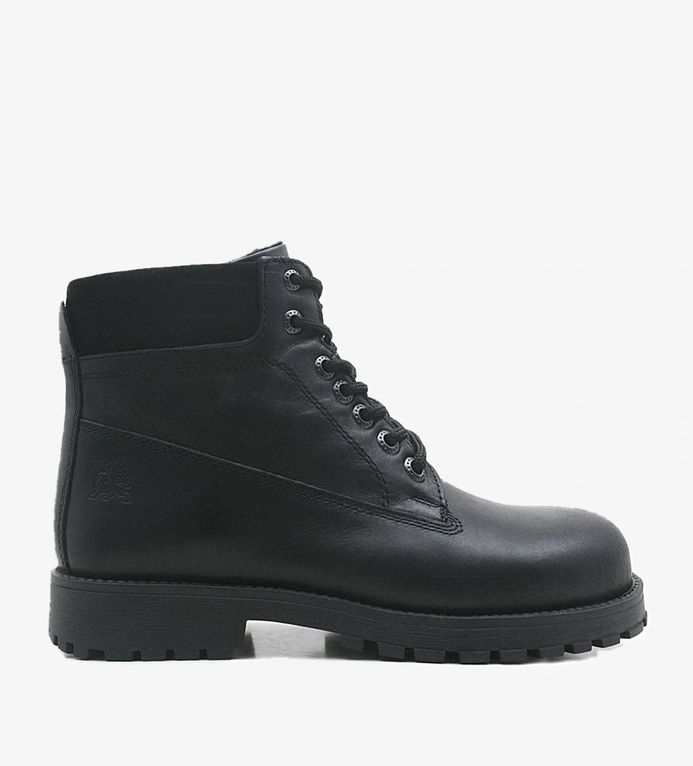 Rakerplus Neson Hakiki Deri Siyah Kışlık Bot Postal model görseli