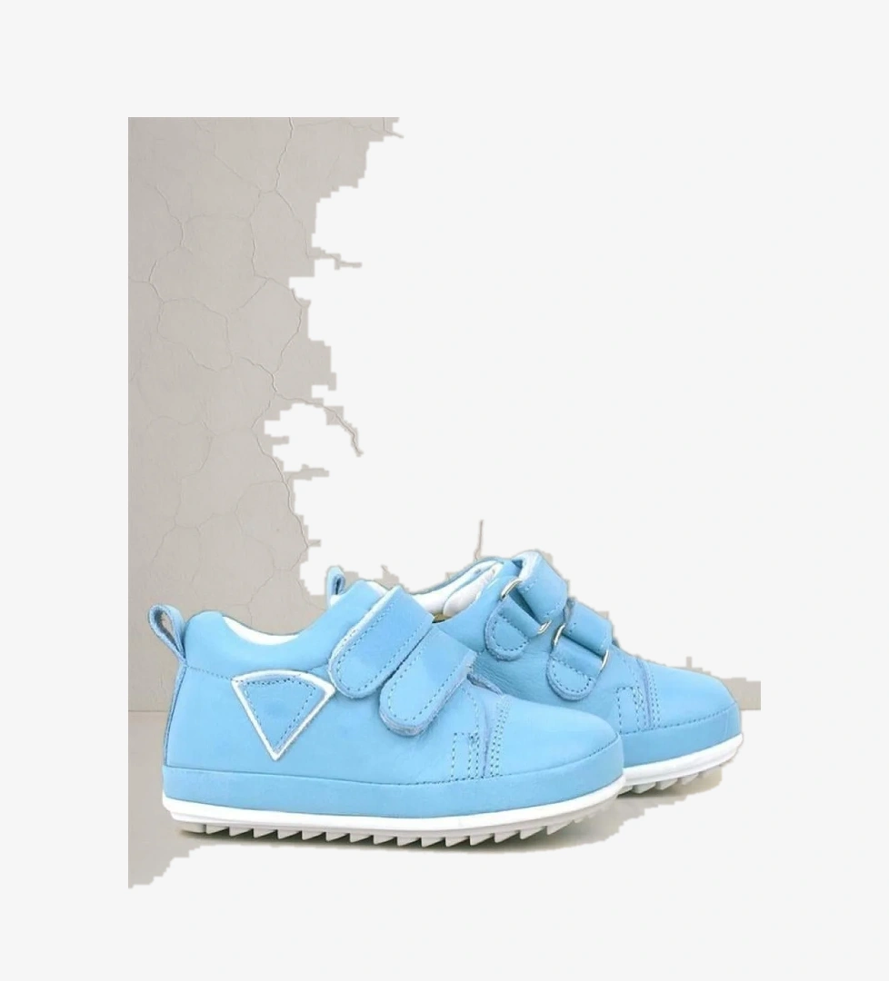 Rakerplus Scrat Hakiki Deri Mavi Beyaz İlk Adım Ayakkabı model görseli