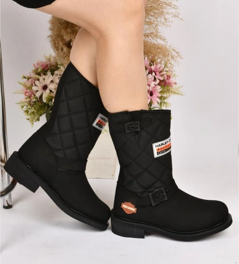 Harley Davidson Laconıa 025G100071 Kadın Nubuk Bot model görseli