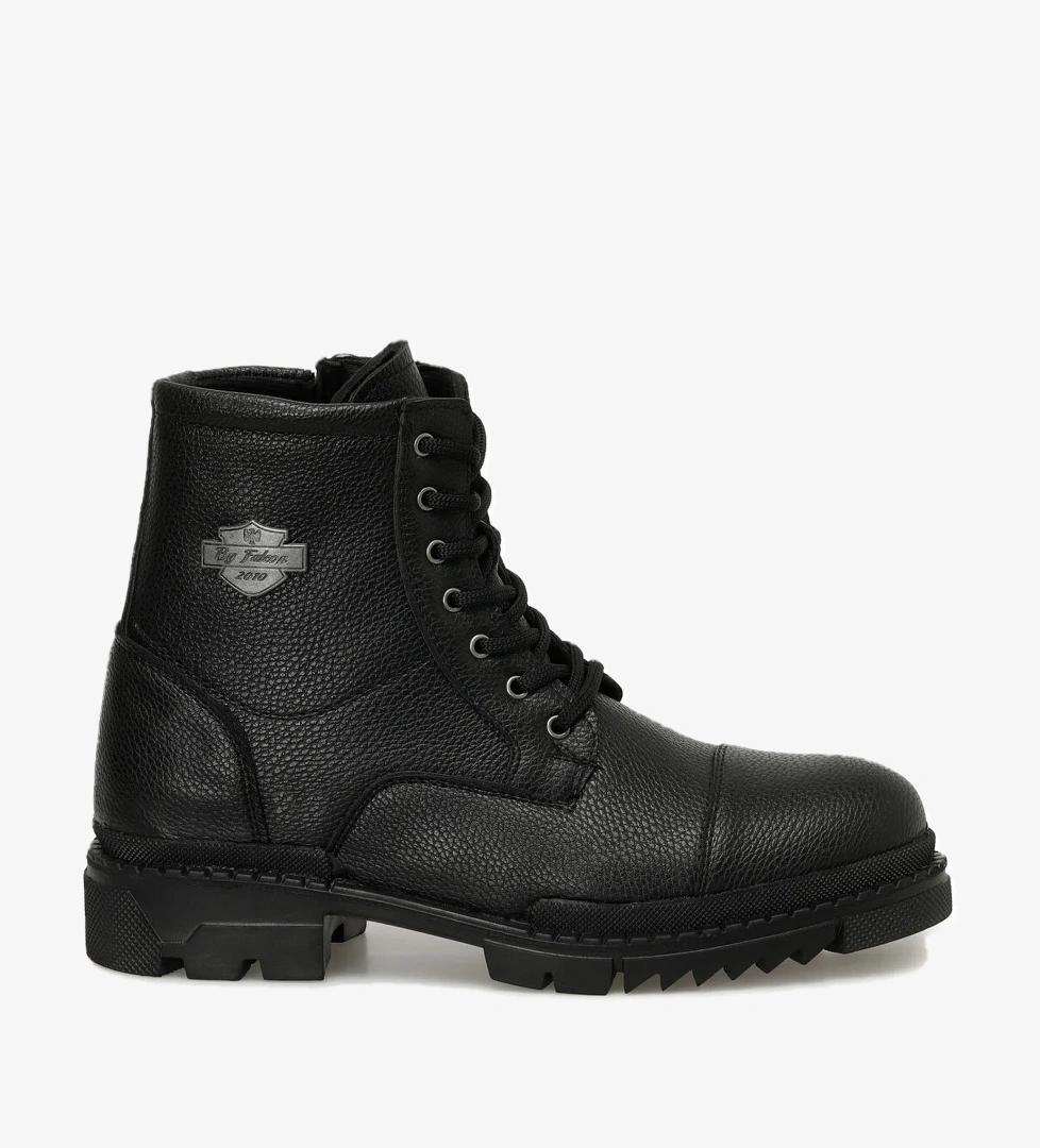 Salvano FURNAS 3PR Siyah Erkek Biker Bot - Görsel 1
