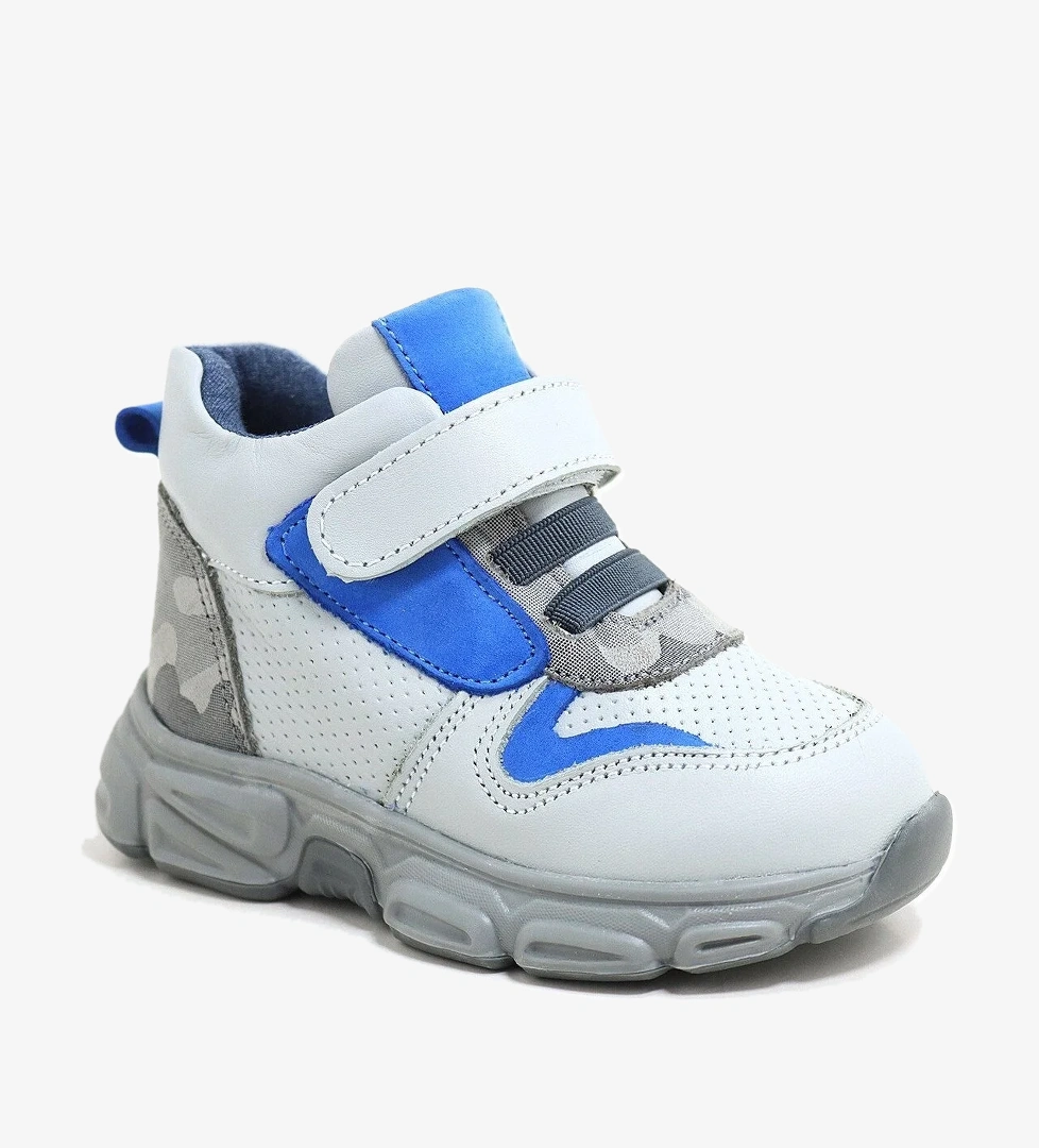 Hapshoe Kids Artico Aremis Erkek Çocuk Gri Mavi Spor Bot model görseli