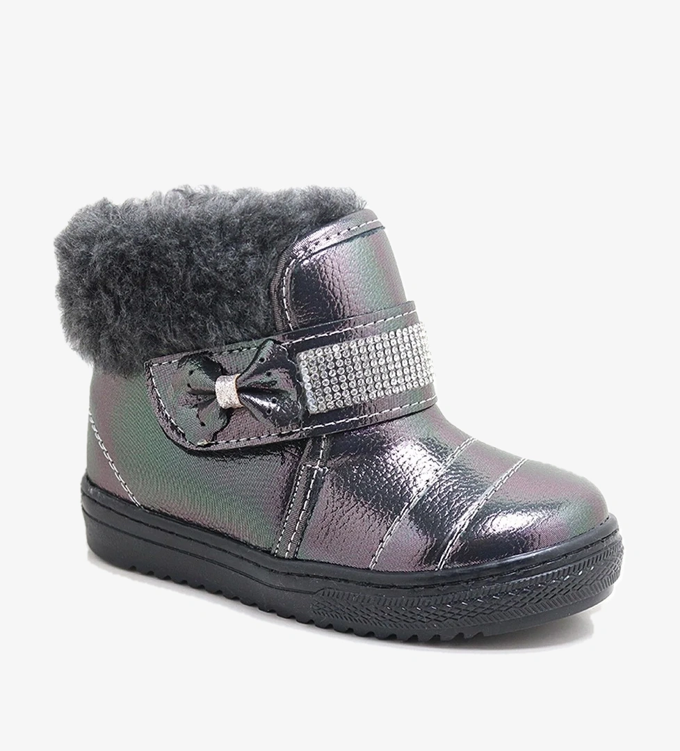 Hapshoe Kids Artico Hazy Platin Kürklü Kız Çocuk Spor Bot model görseli