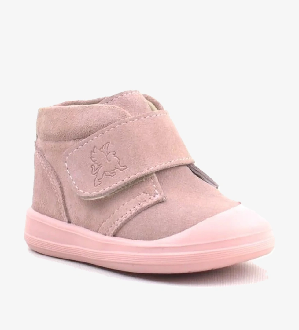 Yoohoo Hakiki Deri Pudra Cırtlı Kız Bebek Bot - Görsel 1