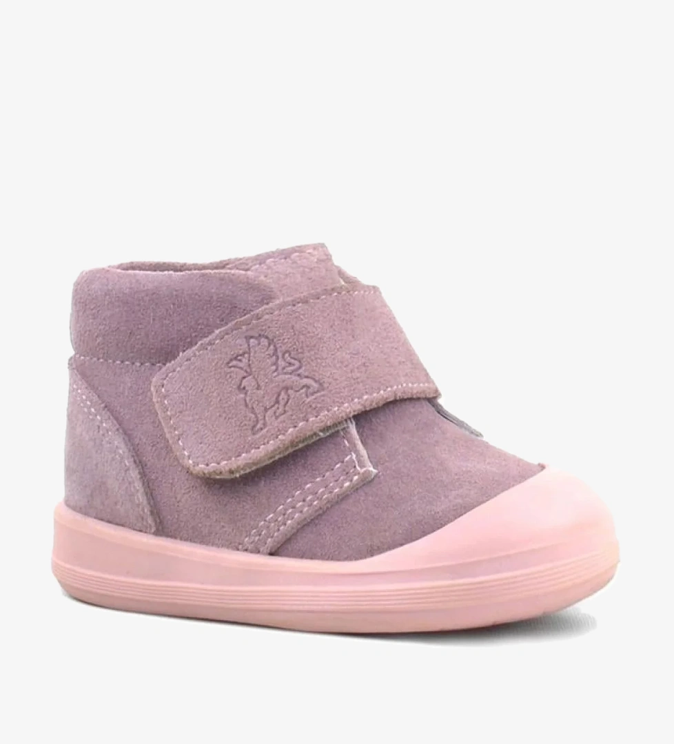 Rakerplus Yoohoo Hakiki Deri Pembe Cırtlı Kız Bebek Bot model görseli