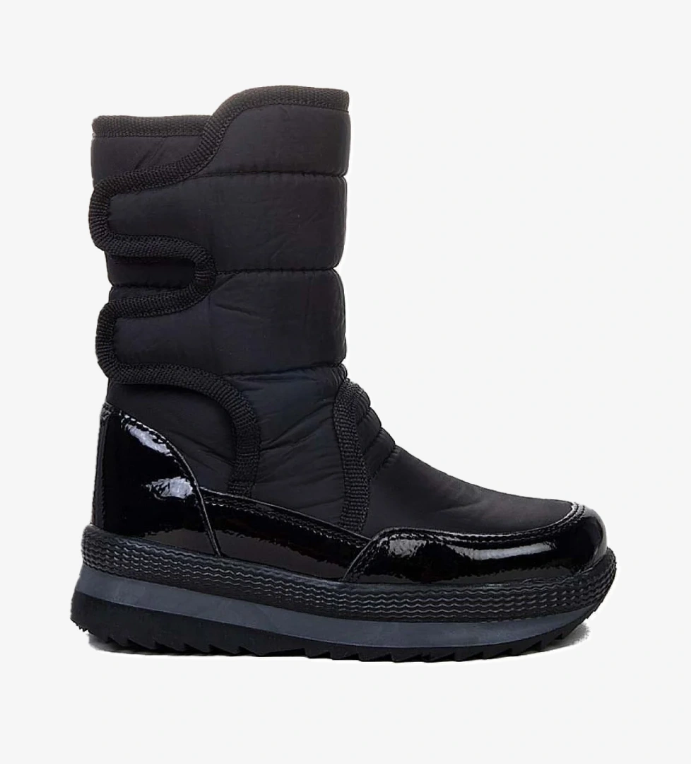 Twi̇ngo Twingo 815 Siyah Rugan Çırtlı Kız Çocuk Kar Botu model görseli