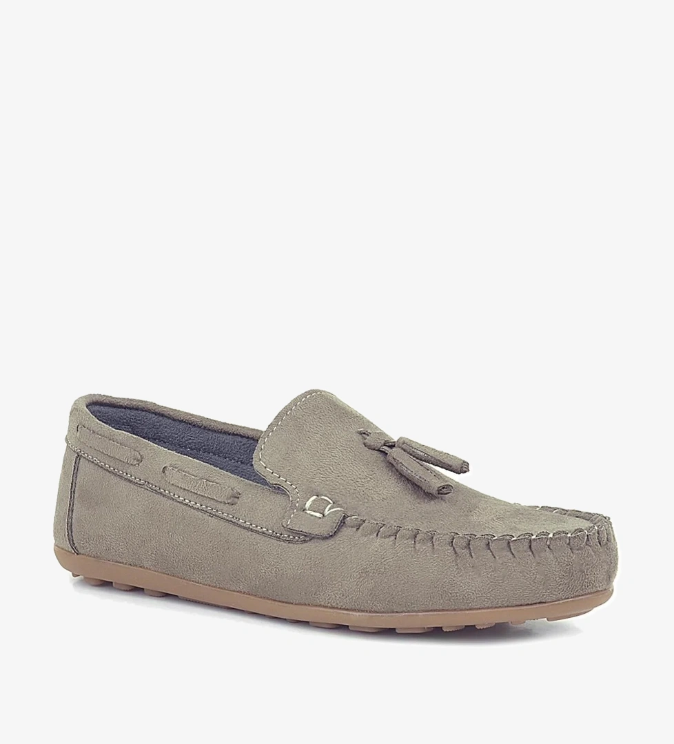 Kum Rengi Süet Erkek Mokasen Ayakkabı - Görsel 1