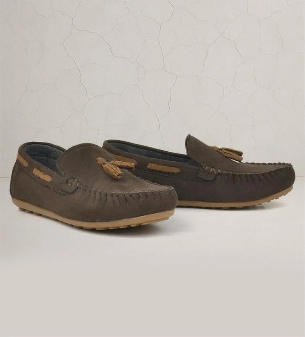 Rakerplus Kahverengi Erkek Çocuk Makosen Ayakkabı model görseli