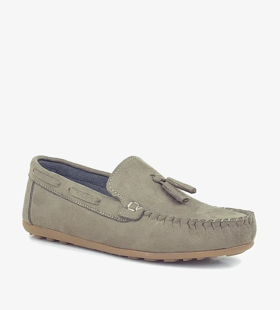 Rakerplus Kum Bej Cırtlı Erkek Çocuk Makosen Ayakkabı model görseli