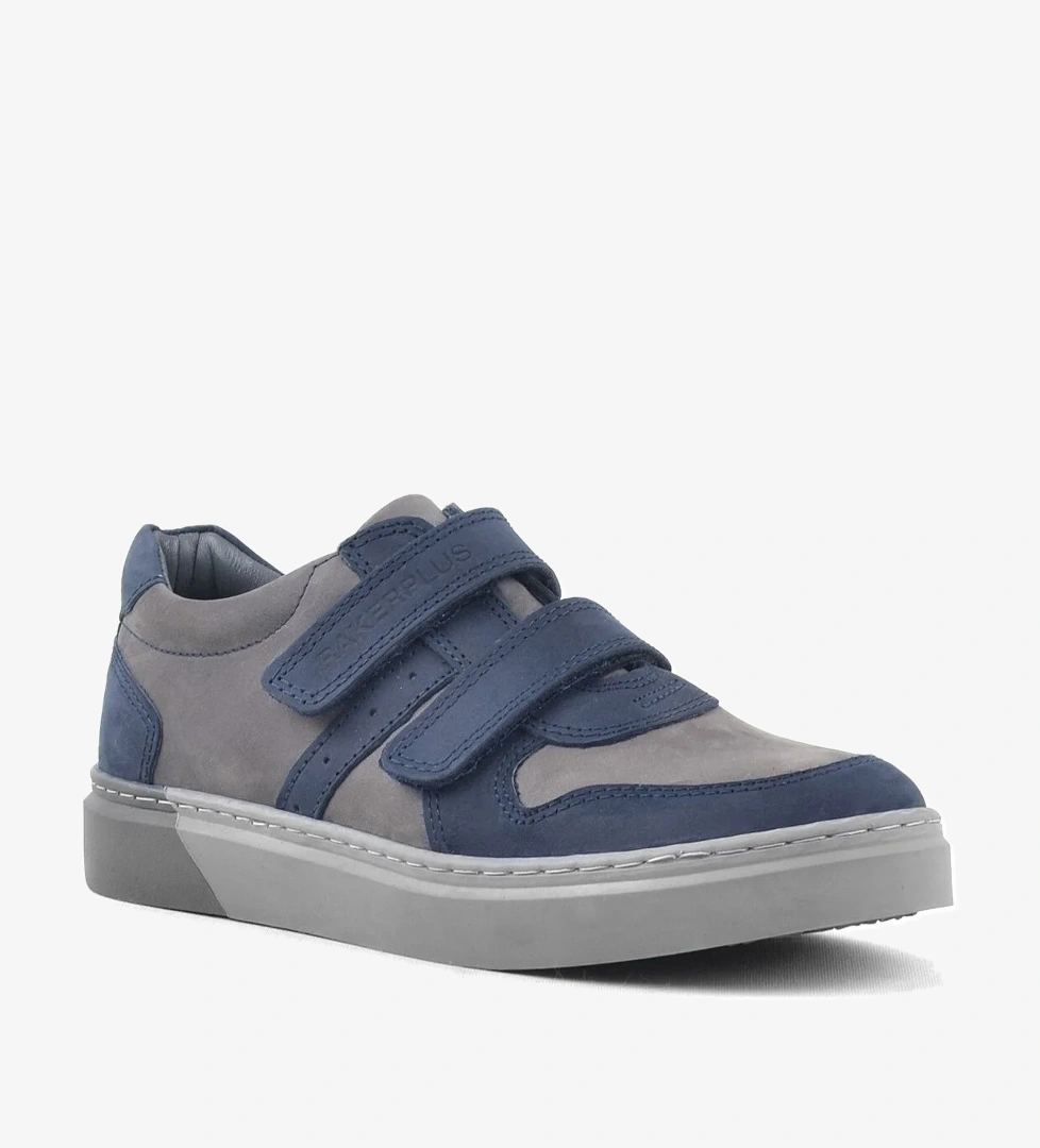 Rakerplus Hakiki Deri Lacivert Cırtlı Erkek Çocuk Sneaker model görseli