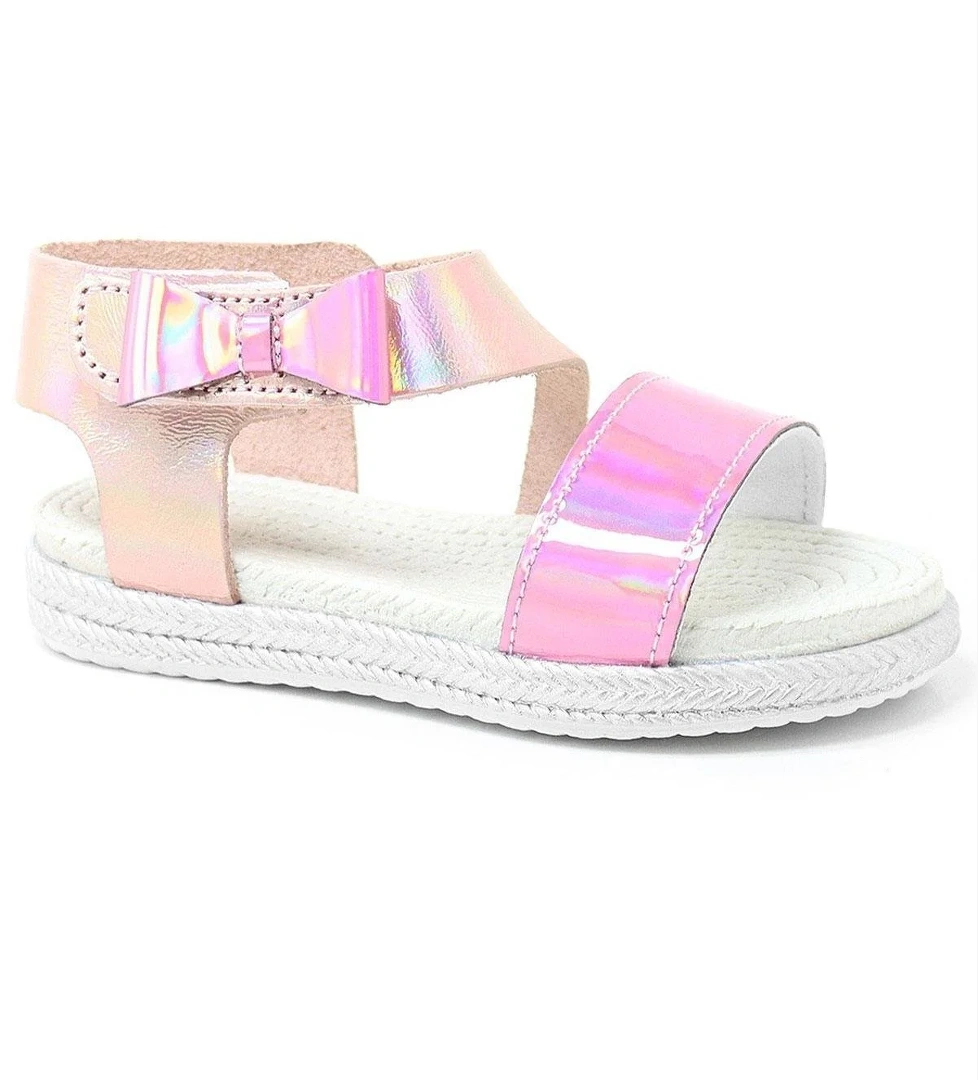 Hapshoe Kids Artico Elenis Hakiki Deri Pembe Kız Bebek Sandalet model görseli