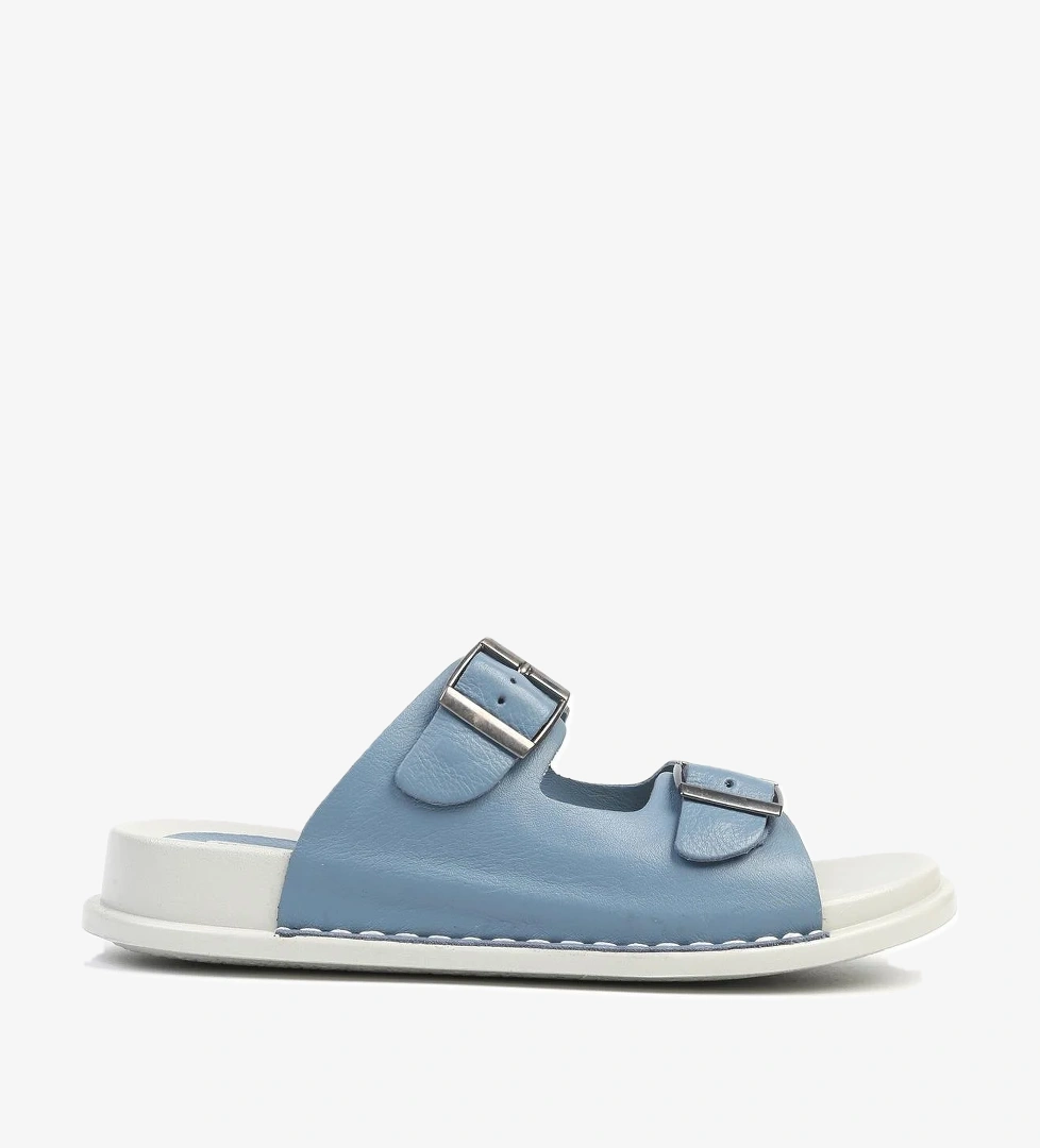 ® | PC-7176- 3805 Kot Mavi - Kadın Terlik