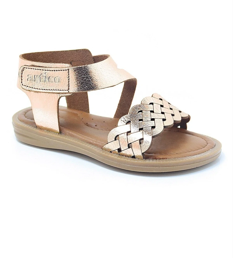 Hapshoe Kids Artico Etoile Hakiki Deri Bakır Rengi Vaketa Kız Çocuk Sandalet model görseli