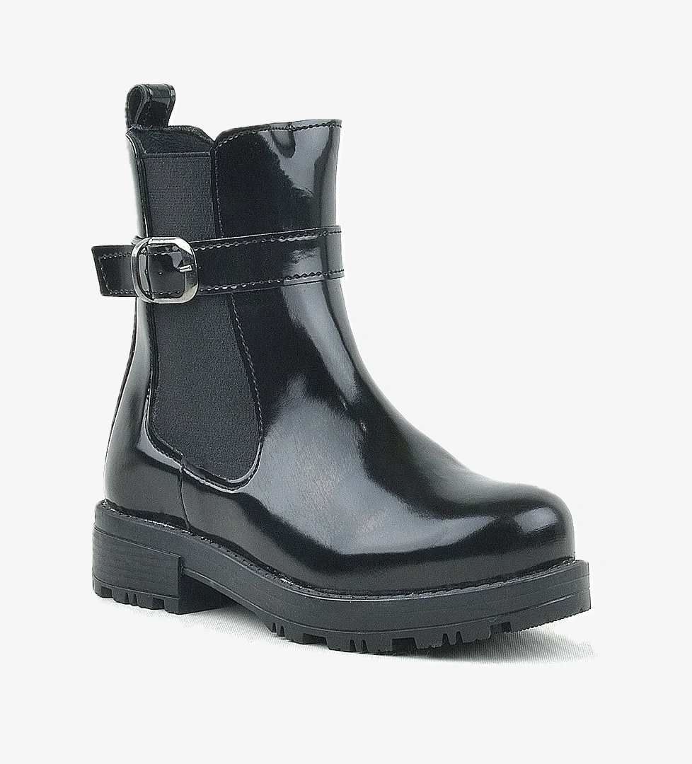 Rakerplus Siyah Rugan Lastikli Kız Çocuk Bot model görseli