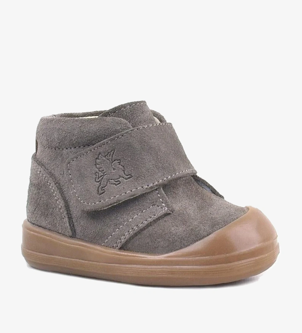 Rakerplus Yoohoo Hakiki Deri Kum Rengi Cırtlı Unisex Bebek Bot model görseli