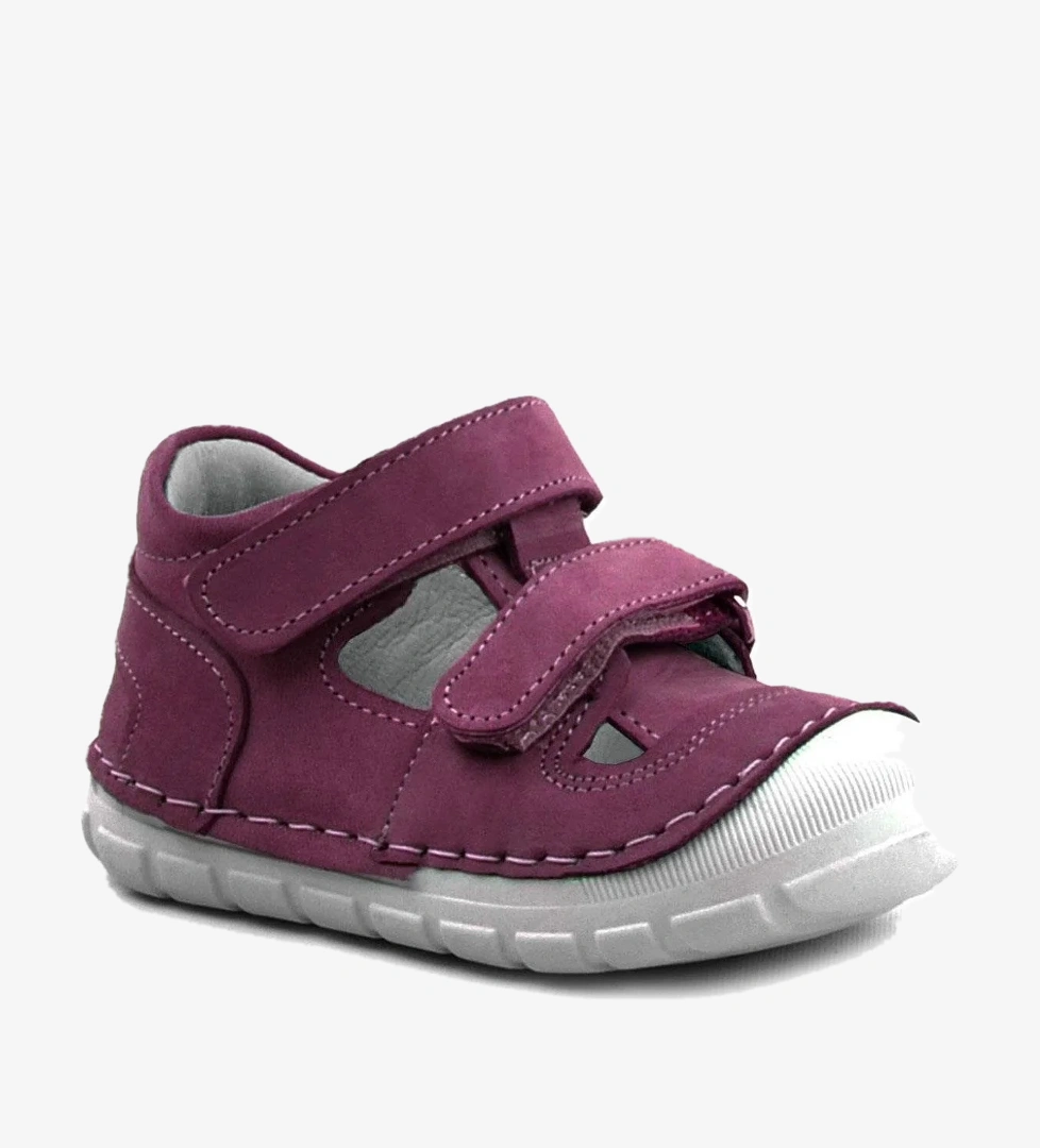 Rakerplus Ruby Hakiki Deri Mor Yazlık İlk Adım Ayakkabısı model görseli