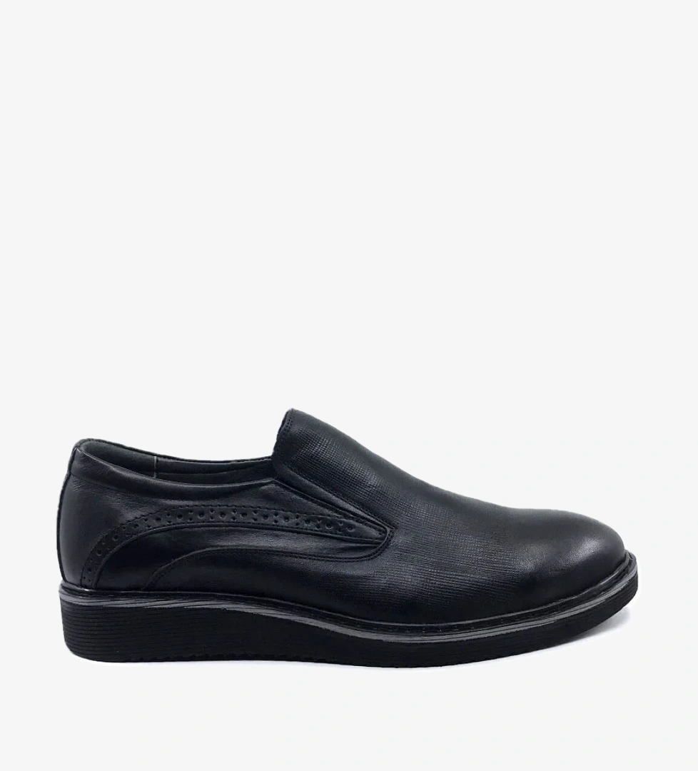 Tardelli 3647-1 Siyah Deri Günlük Erkek Ayakkabı - Görsel 1