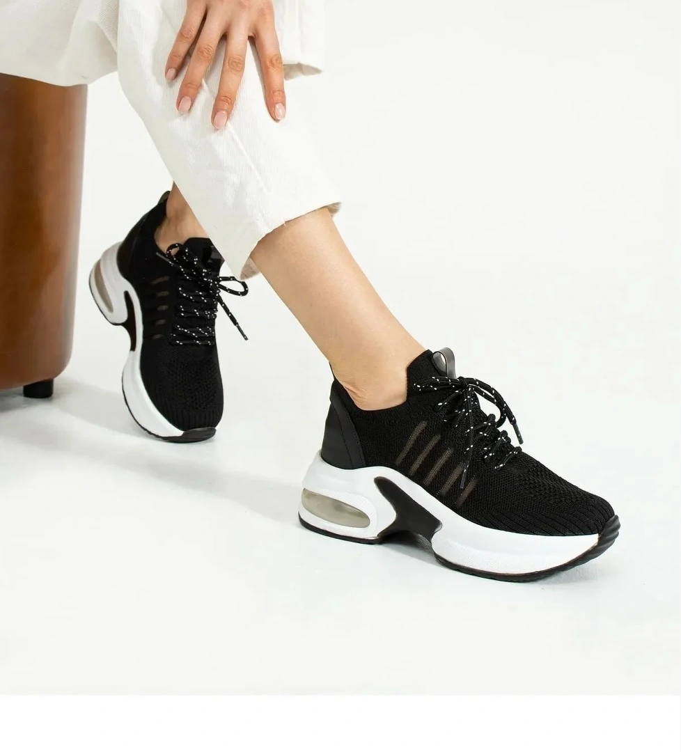 Ventes Triko Dolgu Air Taban Kadın Yürüyüş Spor Ayakkabı 4864005-z model görseli