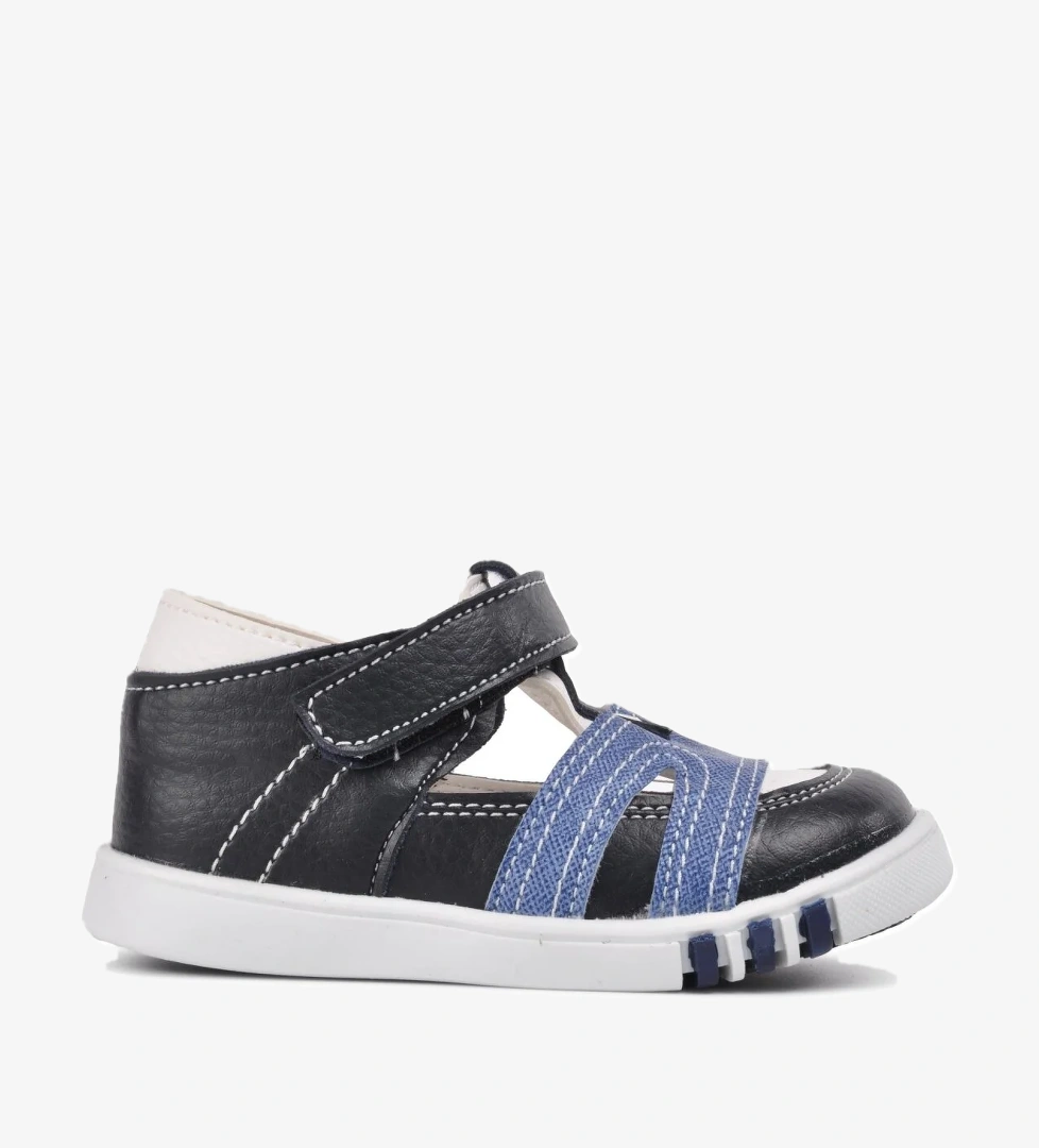 210108 Lacivert-Kot-Beyaz Comfort Erkek Çocuk Günlük Ayakkabı