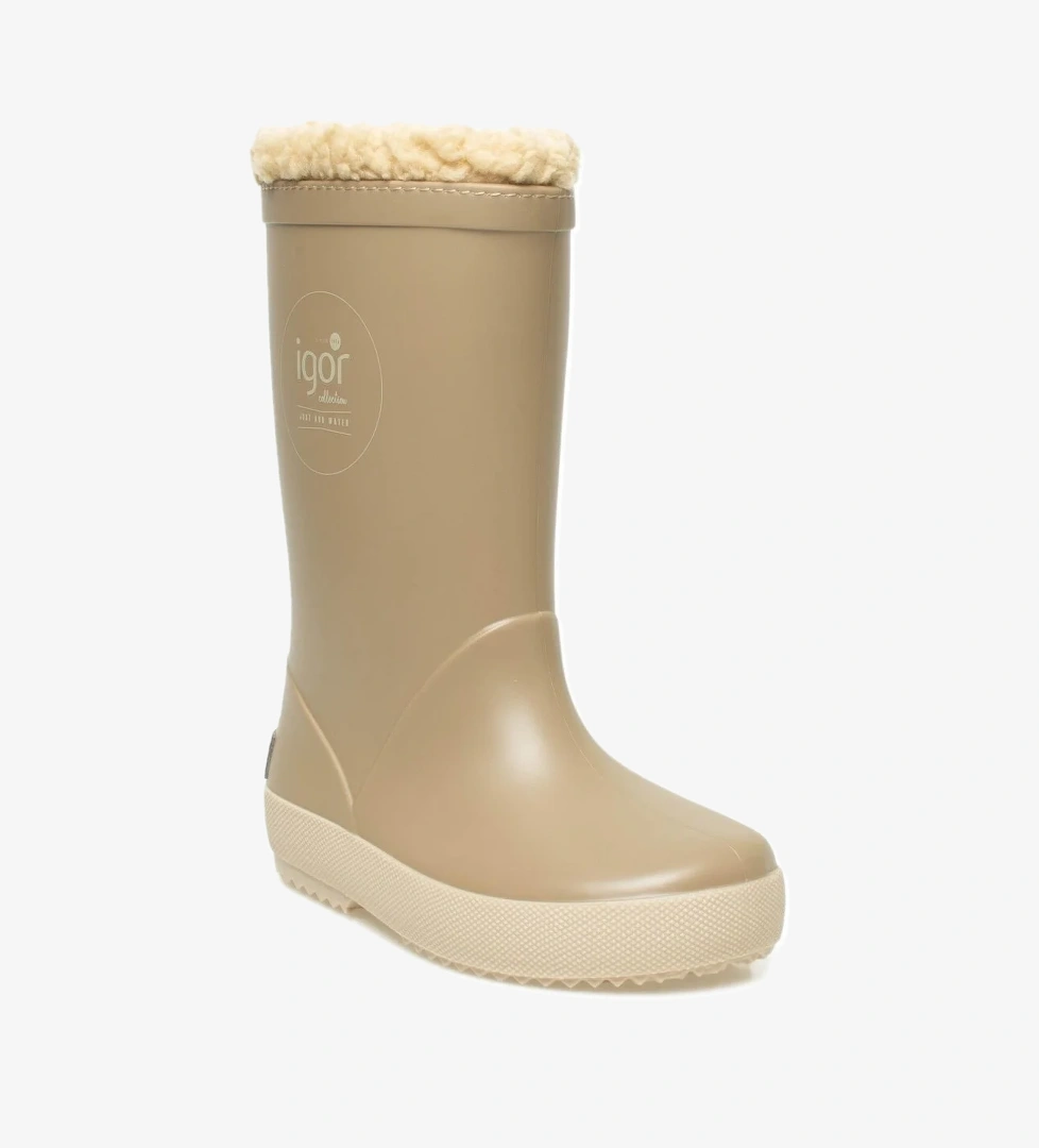 W10293K Splash Dk Borreguito Yağmur Bej Çocuk Çizme