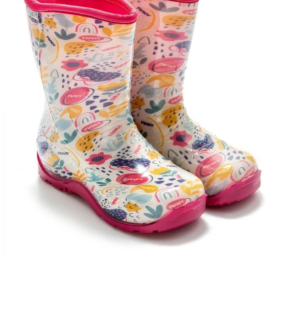 Twigy Nn0607 Yağmur Pembe Çocuk Çizme