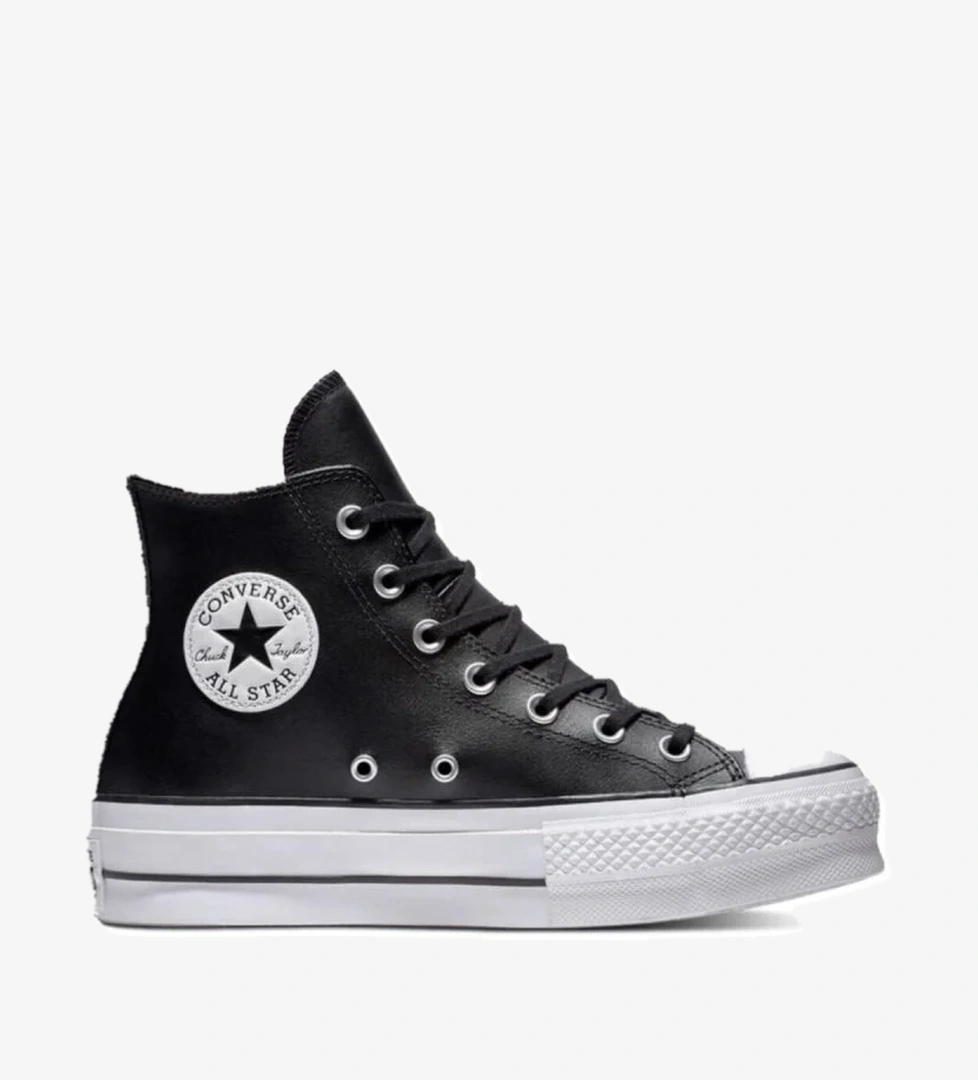 Chuck Taylor All Star Lift Kadın Siyah Spor Ayakkabı (561675C)
