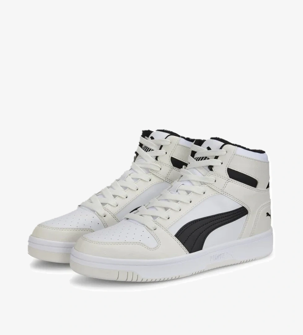 Rebound Layup Unisex Beyaz Spor Ayakkabı (369573-30)