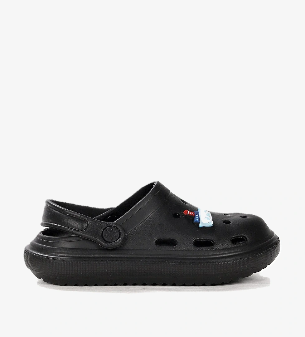 Bester Eva Plaj Havuz Okul Kreş Erkek Çocuk Terlik Siyah