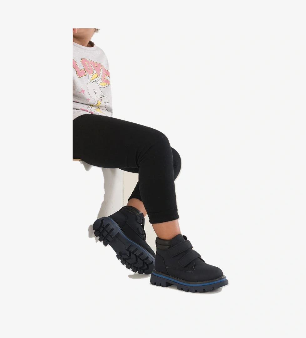 Arzen 4535 Lacivert Çırtlı Termo Taban Kışlık Erkek Çocuk Botu model görseli