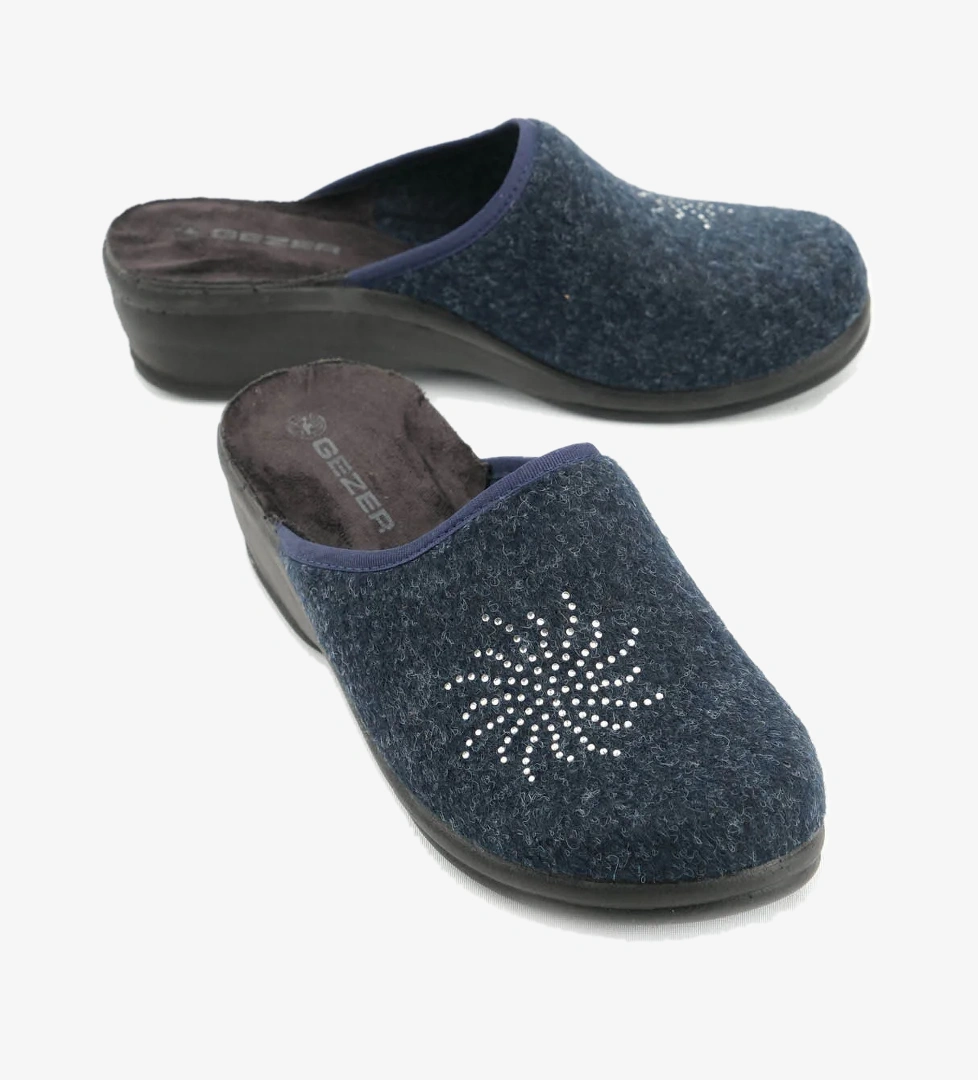 Kadın Kışlık Ev Bahçe Yüksek Topuk Terlik - Görsel 1