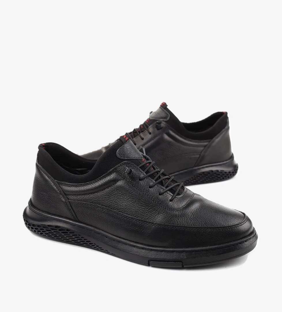 2002 Anatomik Taban Deri Günlük Erkek Ayakkabı - Görsel 1