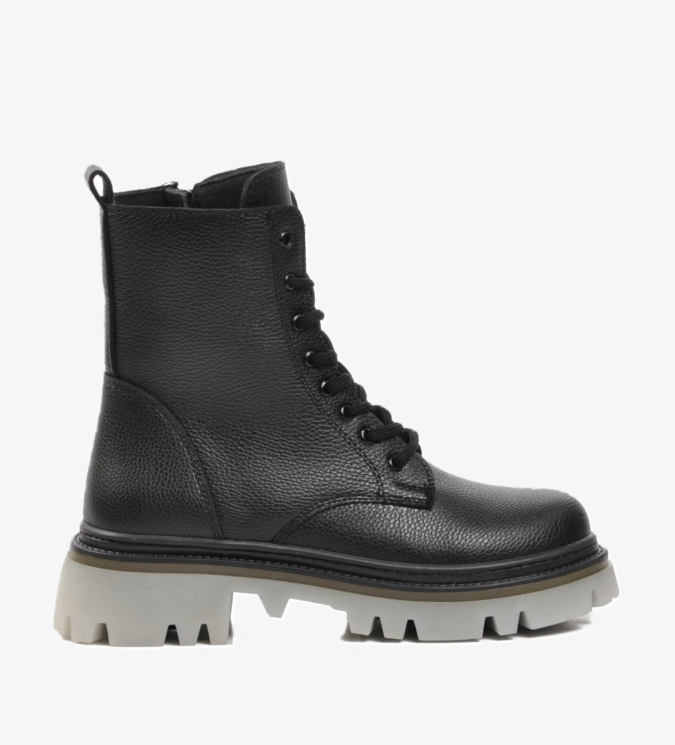 332086 Siyah İçi Polarlı Kadın Postal Bot - Görsel 1