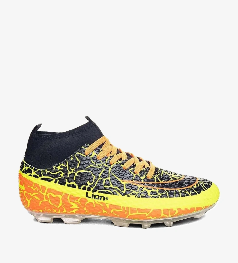 Super Mercury Bilekli Çoraplı Krampon Futbol Ayakkabısı LİON-1071-KR