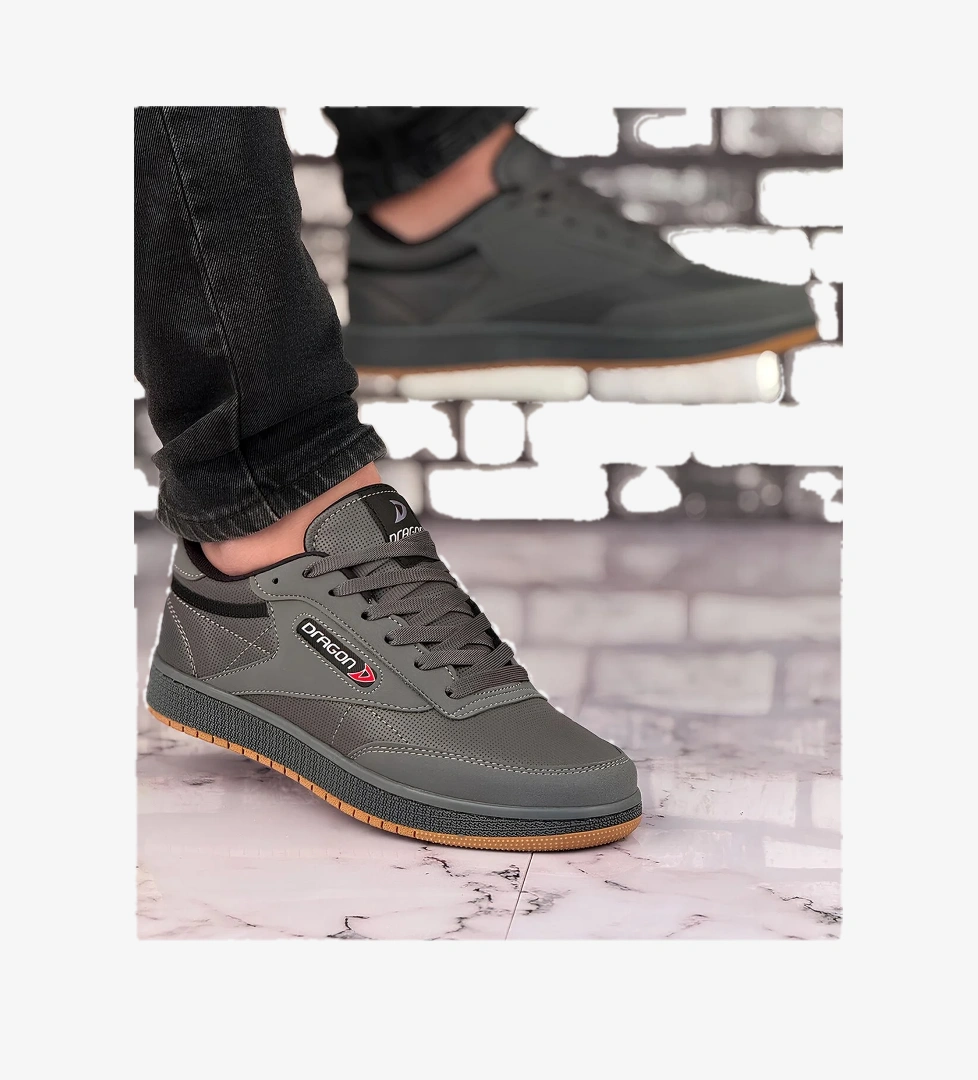Dragon Ayakkabı Ayakkabix Dragon Sneaker Erkek Spor Ayakkabı Fume