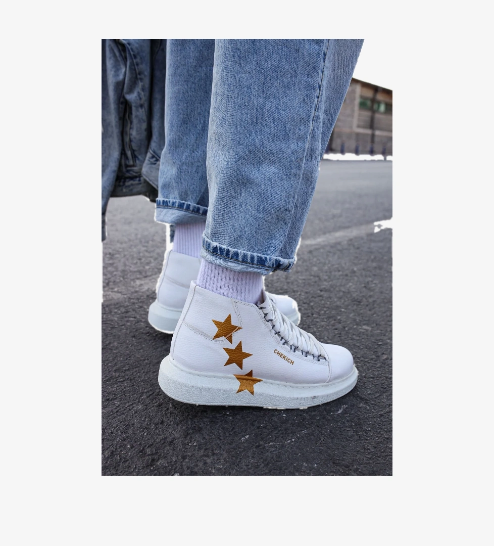 Chekich CH263 CBT Lyse Erkek Ayakkabı 455 SARI / YILDIZ model görseli