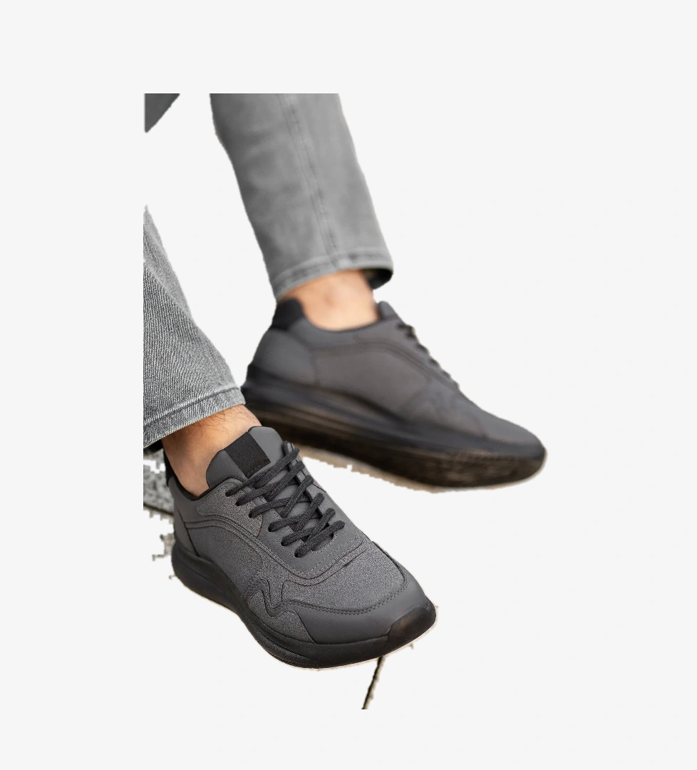 Daxtors Daxtors Gri Zagor Günlük Ortopedik Erkek Sneaker Spor Ayakkabı_Füme | Flo Gri - 1. görsel