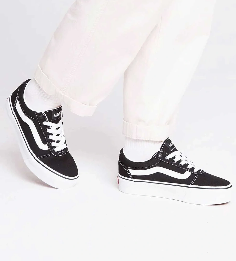 Vans Vans Siyah Ward Platform Kadın Ayakkabı VN0A3TLC1871 Flo'da! Siyah - 1. görsel