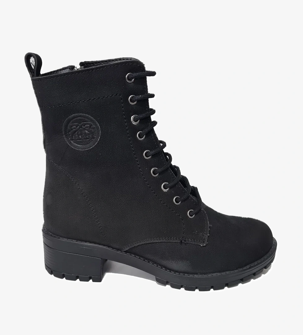 YILMAZ Bağcıklı Fermuarlı Hakiki Deri Kadın Bot MARKA-837 - Görsel 1