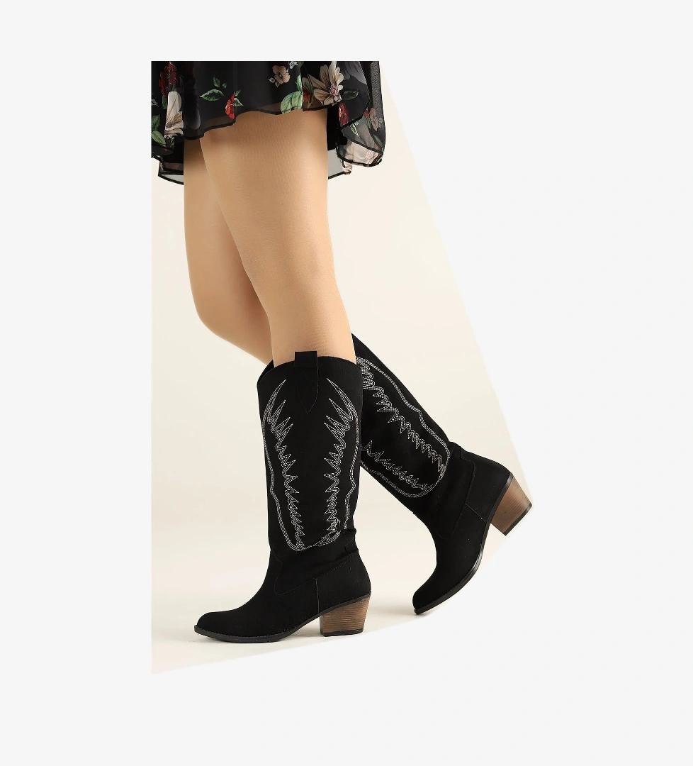 Asya Uzun Western Çizme Kovboy Kadın Çizme model görseli