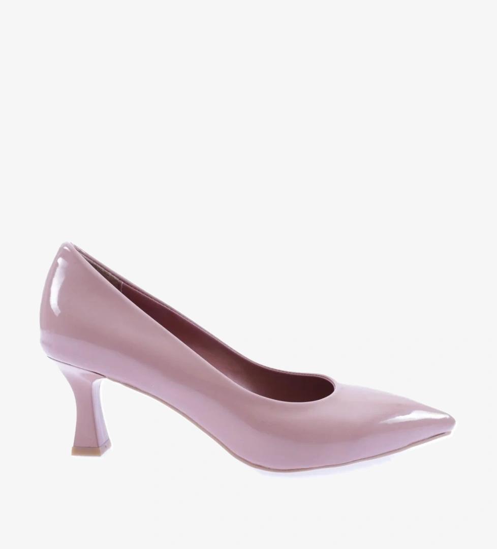 320 Sivri Burun Parmak Dekolteli Uzun Topuklu Ayakkabi