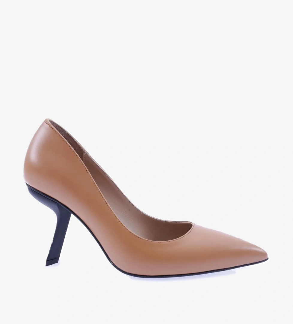 Dgn K6000 Kadin Sivri Burun Aksesuarli Parmak Dekolteli Topuklu Ayakkabi model görseli